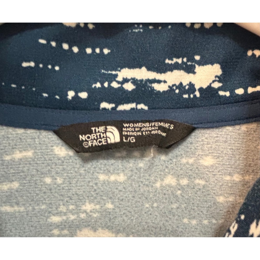 The North Face Womens Blue White NV Cinder FZ RTO size L - Picture 3 of 7
